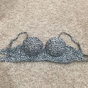 Cheetah Print Bikini Top
